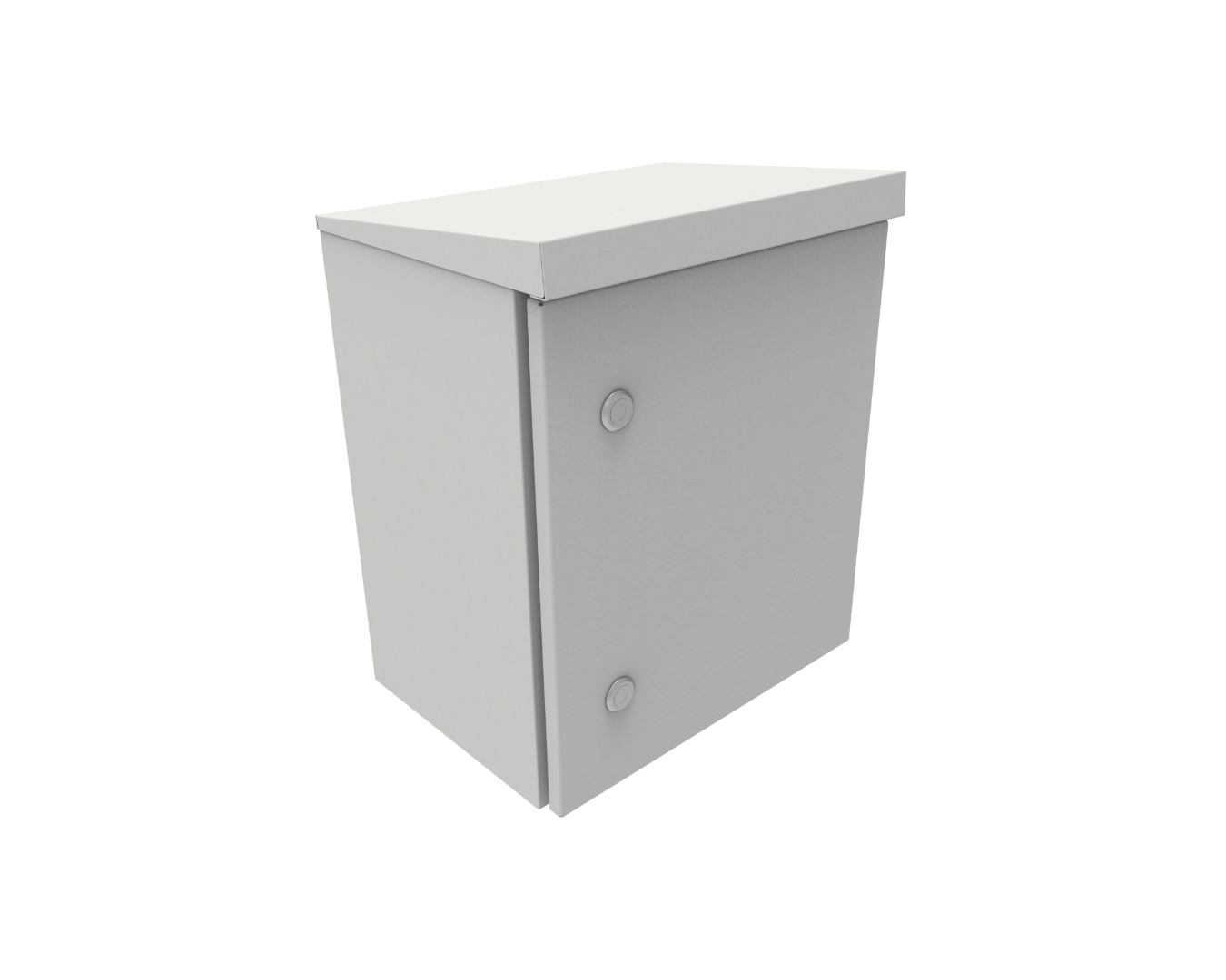 Outdoor cabinets - hermetic mast cabinets: SZMH-350/420/260-P-10"-6U-S-R7035